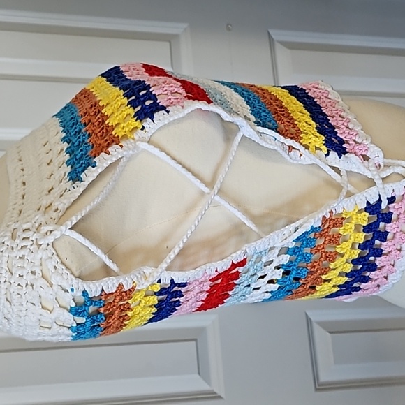 Crochet rainbow vest size S - Picture 4 of 4